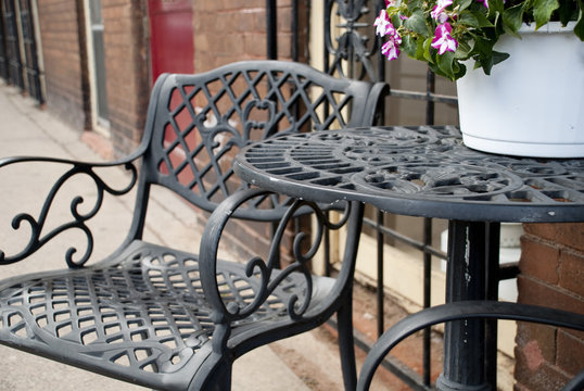 Outside Chair On a Sunny Day