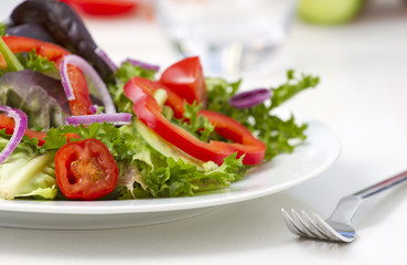 plate of salad