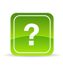 Green Question Mark Icon