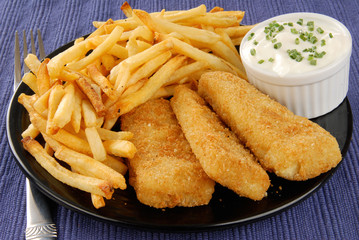 Deep fried fish