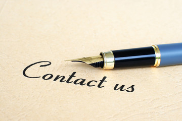 Contact us