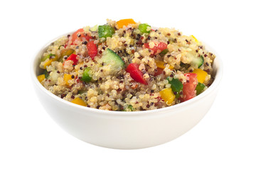 Delicious vegetarian quinoa salad