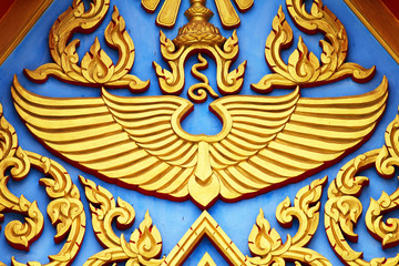 Roof temple in Bangkok, Thailand.