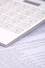Obraz premium calculator and html page