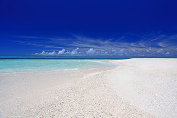 ナガンヌ島の美しい砂浜