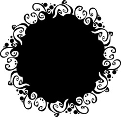 ornate abstract silhouette