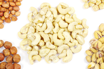 various nuts