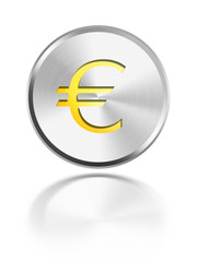 button aqua icon euro