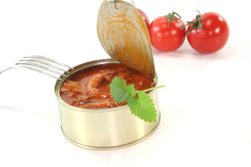 eine Dose Moschus-Krake