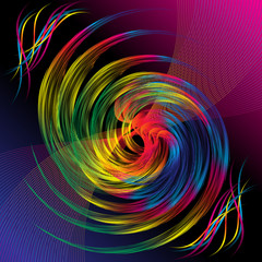 abstract colorful rainbow background