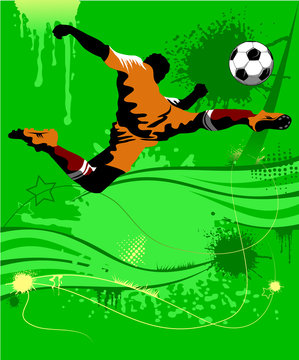 soccer action player