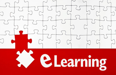 Puzzle mit E-Learning