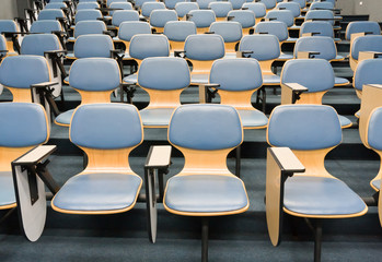 Naklejka premium Armchairs in room from up front