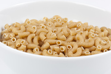 Dry macaroni pasta