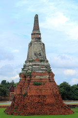 Fototapeta premium Castle is situated along the river alone.