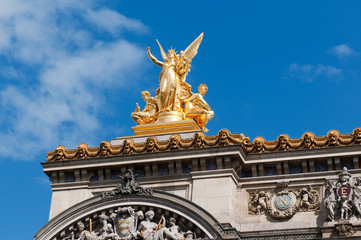 The Opera Garnier in paris France