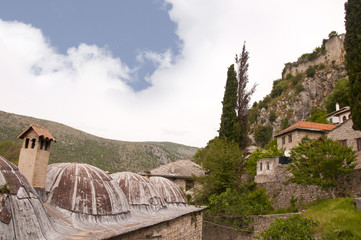 Turkish Baths in Počitelj is a town in Bosnia and Herzegovina.