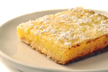 Lemon squares dessert