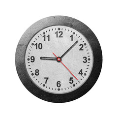 Wall clock recycled paper craft