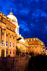 Fototapeta premium Budapest castle, night view