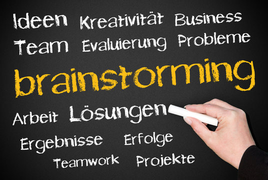 Brainstorming Idee und L&ouml;sung f&uuml;r Problem