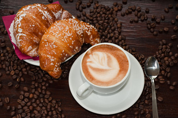 Cappuccino e brioches