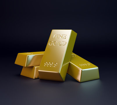Three Gold Bars - Gold Trading