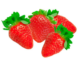 strawberry isolated on white background
