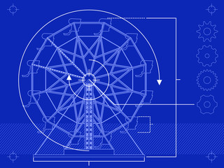 Ferris wheel blueprint