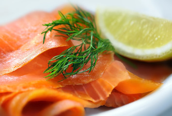 smoked salmon