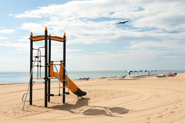 Landing for beach fun