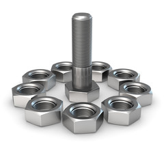 Bolt and nuts