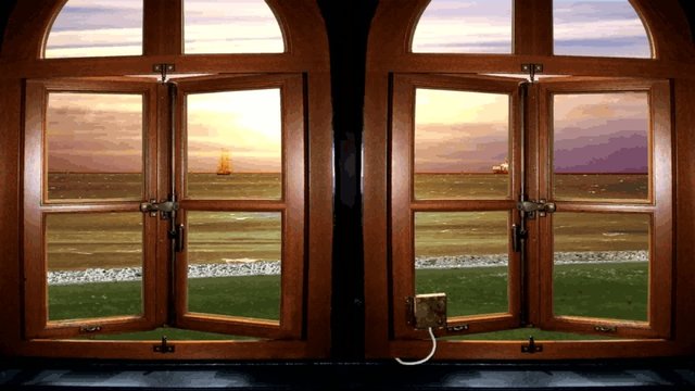 am Fenster