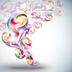 Abstract multicolor background