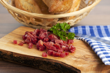 chopped ham