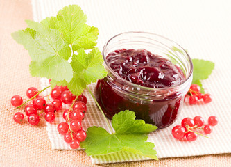 Jam with  red currant