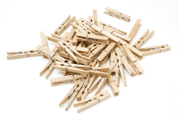 wooden clothespins