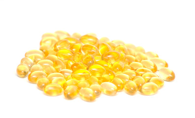 heap of fish oil pills