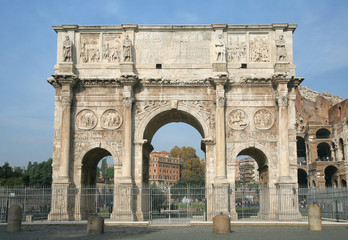 Fototapeta premium The Arch of Constantine, Rome, Italy
