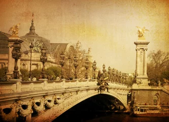 Fotobehang Pont Alexandre III Alexander III-brug