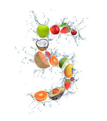Fresh fruit number "5"
