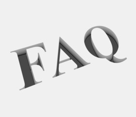 vector faq text design