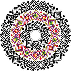 American culture pattern. Vector illustration