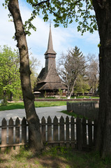 Fototapeta na wymiar Wooden Country Church