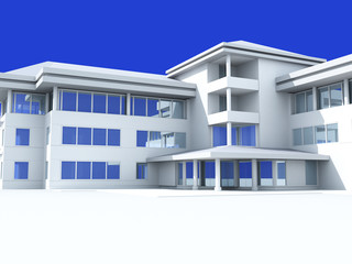 Modern light building