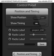 UI elements for Tablet PC or Smart phone