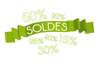 les soldes en vert