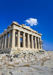 Parthenon temple in Acropolis at Athens, Greece