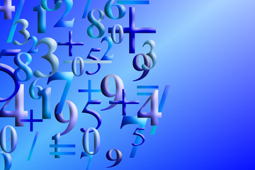 Numbers Background