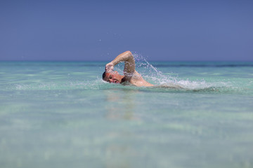Langstreckenschwimmer